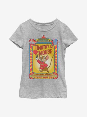 Disney Dumbo Timothy Mouse Poster Youth Girls T-Shirt