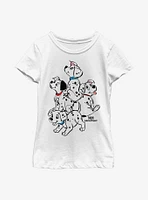 Disney 101 Dalmatians Big Pups Youth Girls T-Shirt