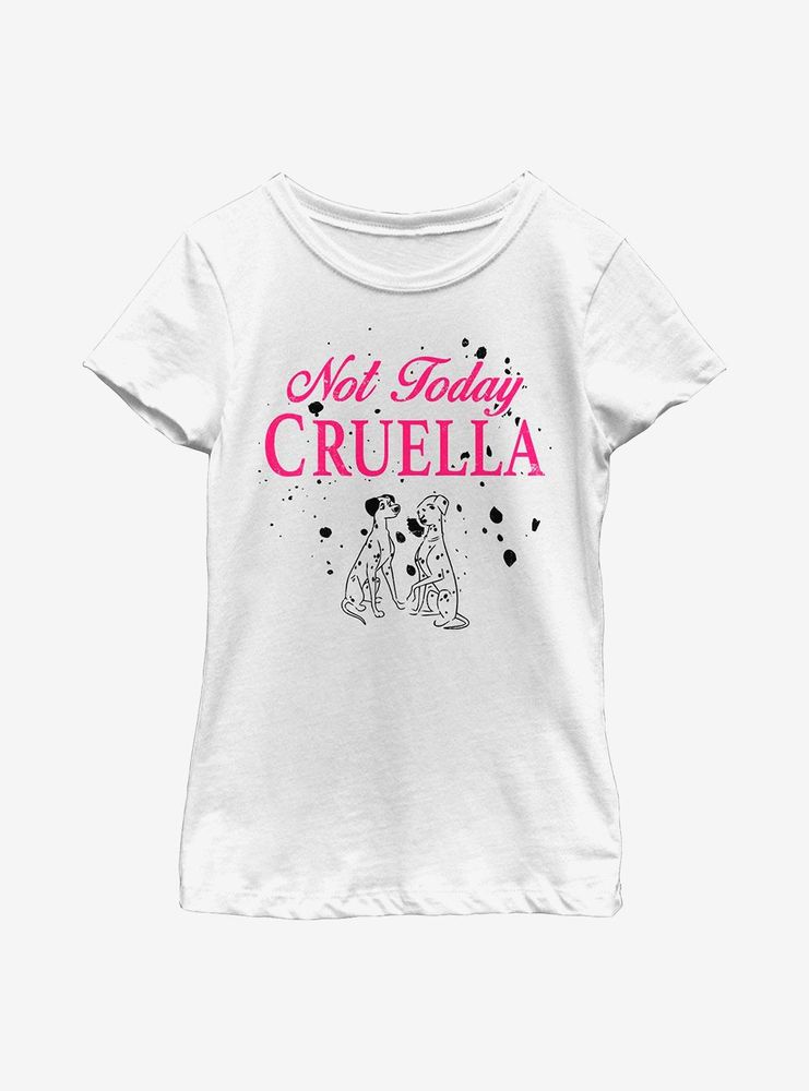 Disney 101 Dalmatians Not Today Youth Girls T-Shirt