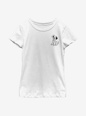 Disney 101 Dalmatians Patch Line Youth Girls T-Shirt