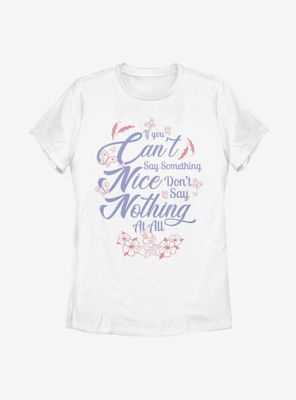 Disney Bambi Can't Say Something Nice Womens T-Shirt