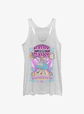 Disney Alice Wonderland Curiouser And Womens Tank Top
