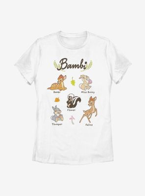 Disney Bambi Textbook Womens T-Shirt