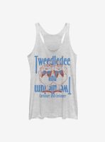 Disney Alice Wonderland Tweedles Womens Tank Top