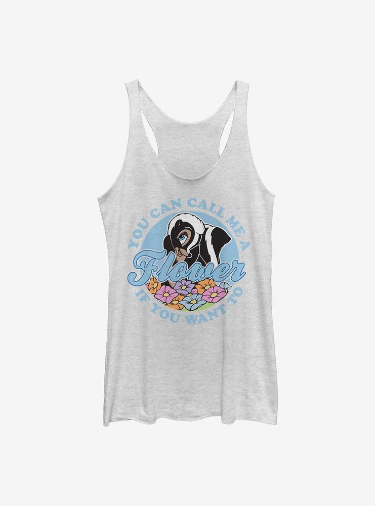 Disney Bambi Call Me A Flower Womens Tank Top