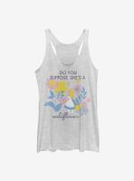 Disney Alice Wonderland Wildflower Womens Tank Top