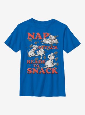 Disney 101 Dalmatians Nap Attack Snack Pups Youth T-Shirt