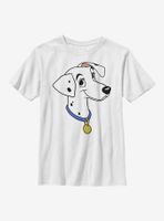 Disney 101 Dalmatians Perdita Big Face Youth T-Shirt