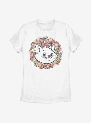 Disney The Aristocats Circle Floral Marie Womens T-Shirt
