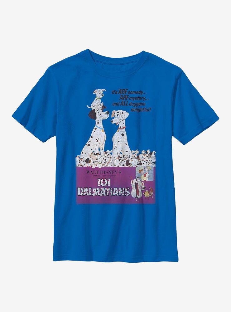 Disney 101 Dalmatians Vintage Poster Variant Youth T-Shirt