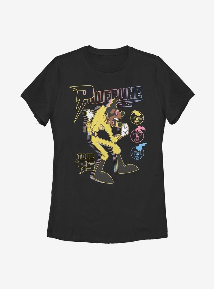 Disney A Goofy Movie Powerline Tour Womens T-Shirt