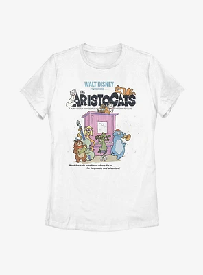 Disney The Aristocats Classic Poster Womens T-Shirt