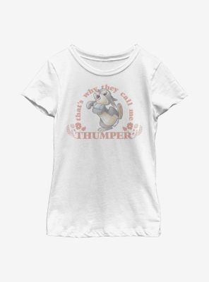 Disney Bambi Call Me Thumper Youth Girls T-Shirt