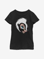 Disney Bambi Flower Big Face Youth Girls T-Shirt