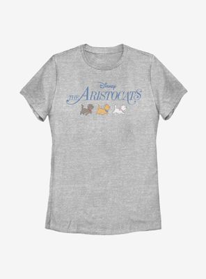 Disney The Aristocats Kitten Walk Logo Womens T-Shirt