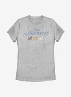 Disney The Aristocats Kitten Walk Logo Womens T-Shirt