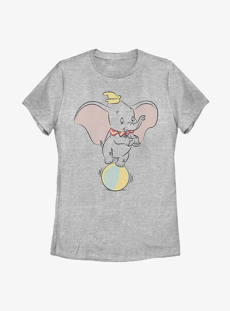 Disney Dumbo Ball Pose Womens T-Shirt