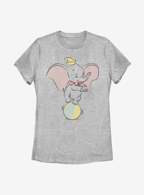 Disney Dumbo Ball Pose Womens T-Shirt