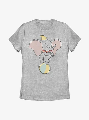 Disney Dumbo Ball Pose Womens T-Shirt