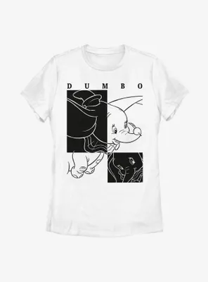 Disney Dumbo Contrast Womens T-Shirt