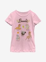 Disney Bambi Textbook Youth Girls T-Shirt