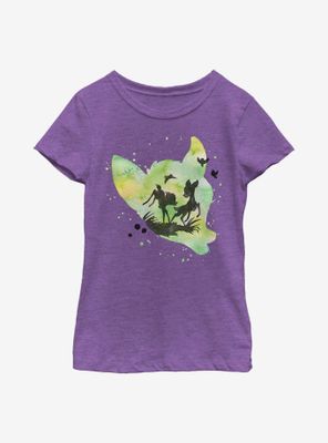 Disney Bambi Watercolor Youth Girls T-Shirt