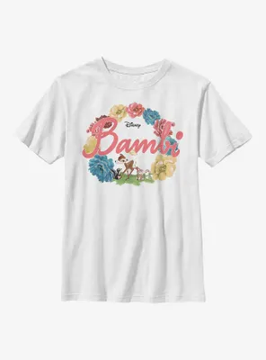 Disney Bambi Flowers Youth T-Shirt