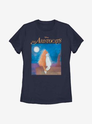 Disney The Aristocats Night Sky Stars Womens T-Shirt