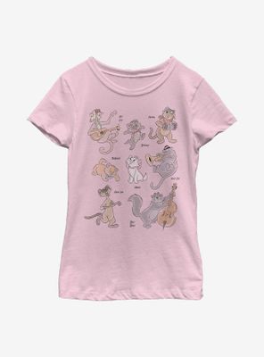 Disney The Aristocats Group Youth Girls T-Shirt