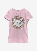 Disney The Aristocats Circle Floral Marie Youth Girls T-Shirt