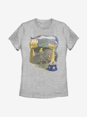 Disney Dumbo Illustrated Elephant Womens T-Shirt