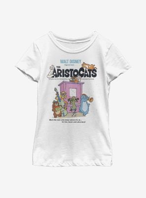 Disney The Aristocats Classic Poster Youth Girls T-Shirt