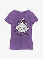 Disney The Aristocats Lady Faux Pocket Youth Girls T-Shirt