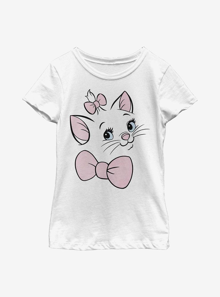 Disney The Aristocats Marie Big Face Youth Girls T-Shirt