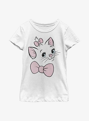 Disney The Aristocats Marie Big Face Youth Girls T-Shirt