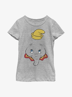 Disney Dumbo Big Face Youth Girls T-Shirt