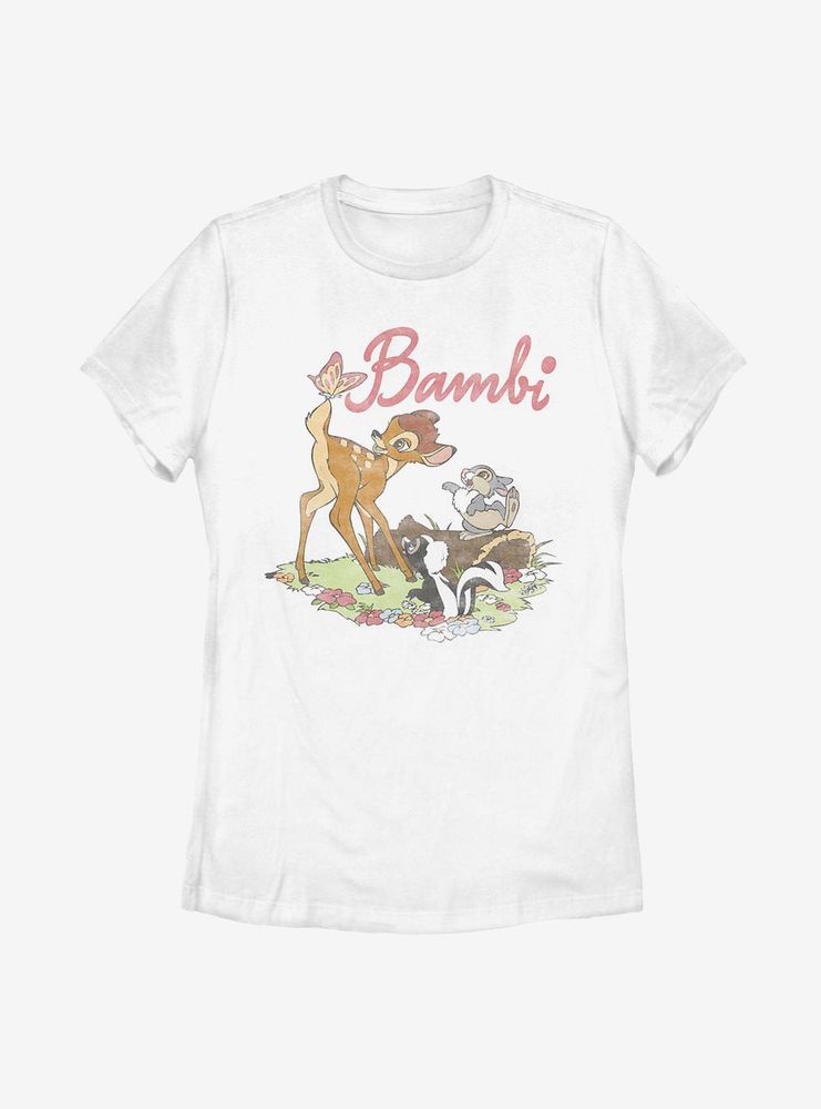 Disney Bambi Title Screen Womens T-Shirt