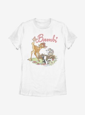 Disney Bambi Title Screen Womens T-Shirt