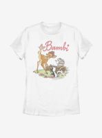 Disney Bambi Title Screen Womens T-Shirt
