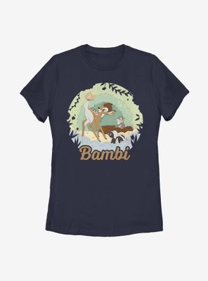 Disney Bambi Papercut Womens T-Shirt