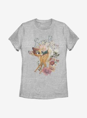 Disney Bambi Floral Womens T-Shirt