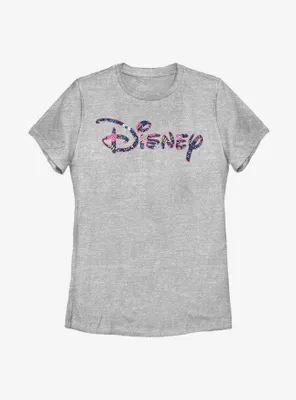 Disney Classic Floral Fill Womens T-Shirt