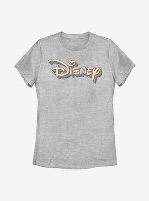 Disney Classic Retro Rainbow Womens T-Shirt