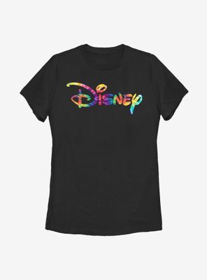 Disney Classic Tie Dye Fill Womens T-Shirt