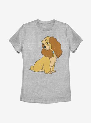 Disney Lady And The Tramp Vintage Womens T-Shirt
