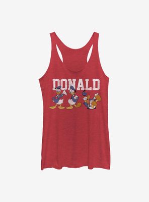 Disney Donald Duck Poses Womens Tank Top
