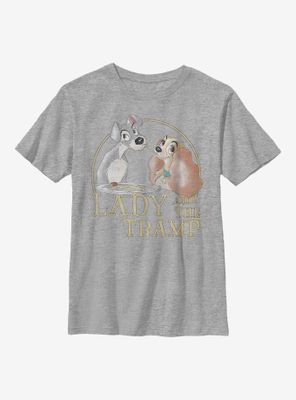 Disney Lady And The Tramp Spaghetti Youth T-Shirt