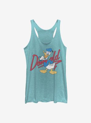 Disney Donald Duck Signature Womens Tank Top