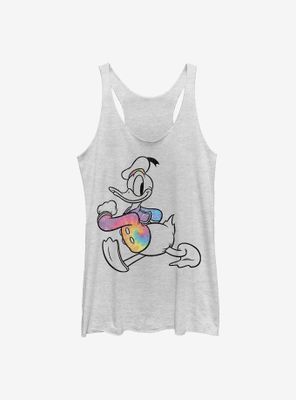 Disney Donald Duck Tie Dye Womens Tank Top