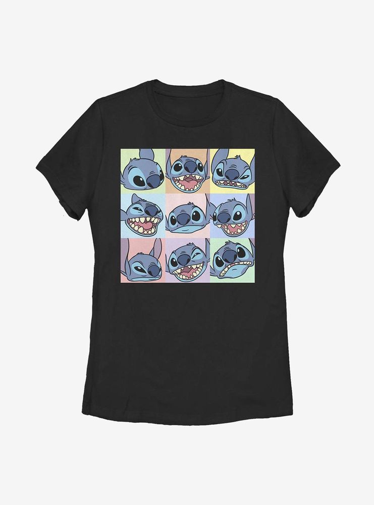 Disney Lilo And Stitch Nine Box Womens T-Shirt